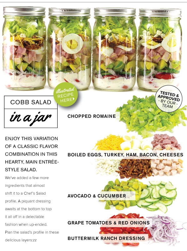 RECIPE: Cobb Salad in a Jar