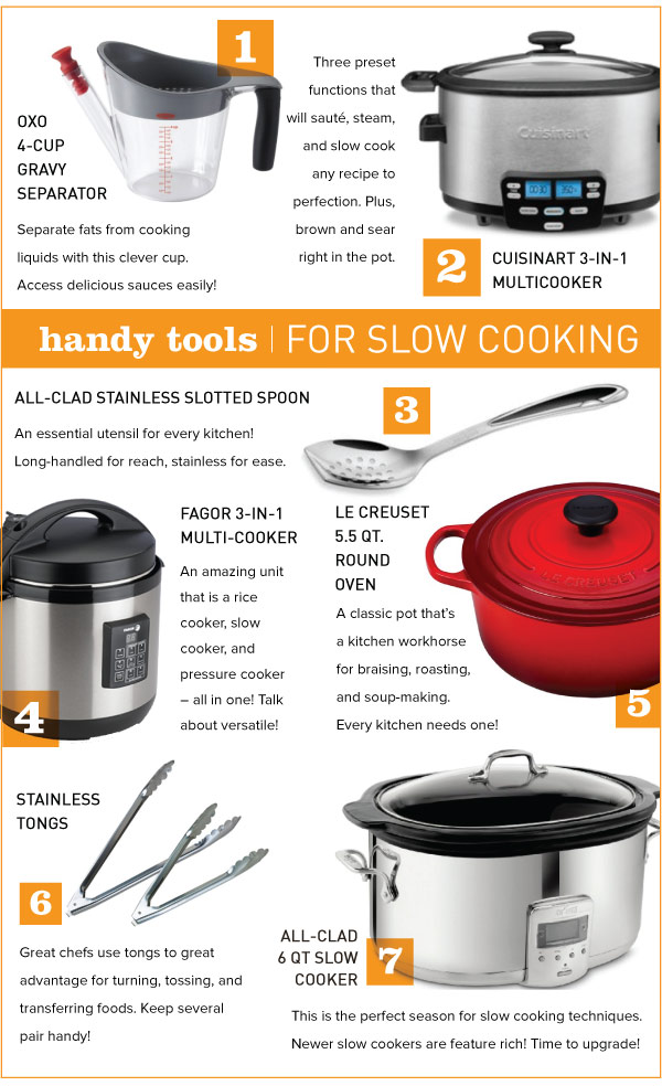 Handy Tools for Slow Cooking