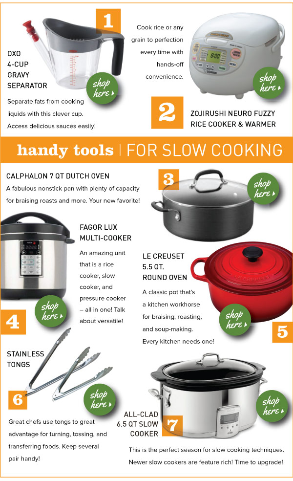 Handy Tools for Slow Cooking