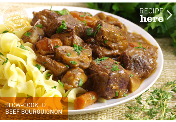 RECIPE: Slow-Cooked Beef Bourguignon