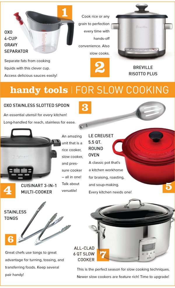 Handy Tools for Slow Cooking