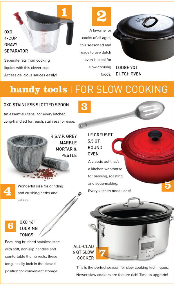 Tools For Slow Cooking