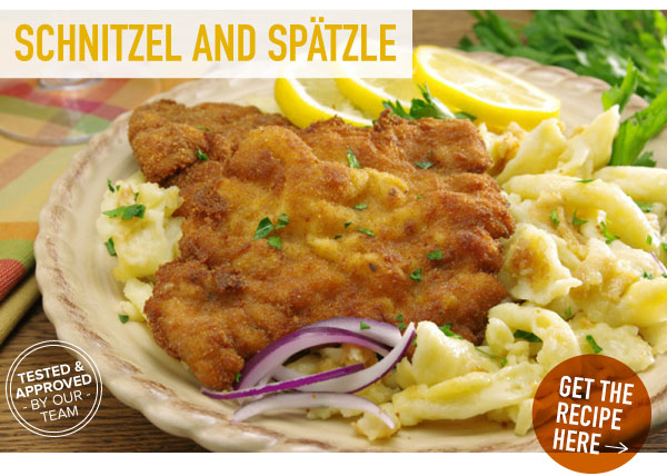 RECIPE: Schnitzel and Spatzle
