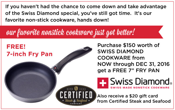 Swiss Diamond Cookware