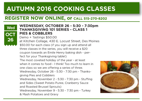 Cooking Classes