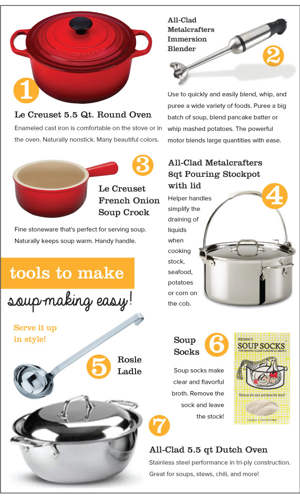 Tools to Make Soup-Making Easy