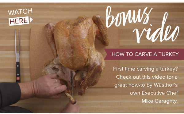 Bonus Video: How-to Carve a Turkey