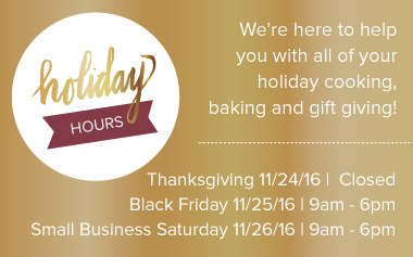 Holiday Hours