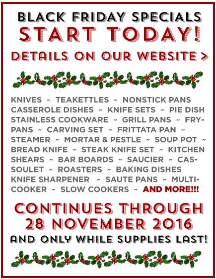 Black Friday Specials