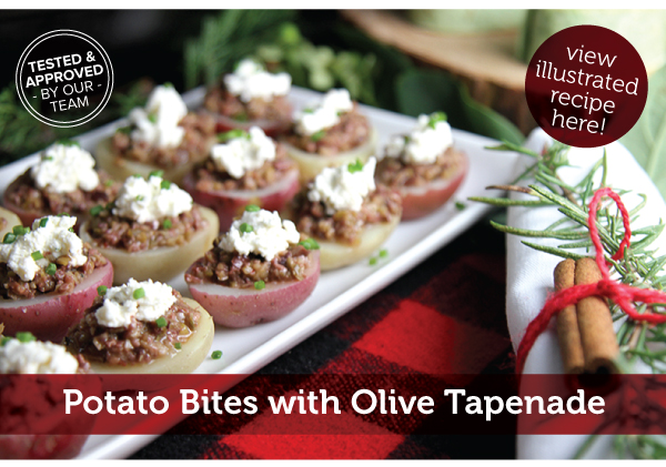 RECIPE: Olive Tapenade Potato Bites
