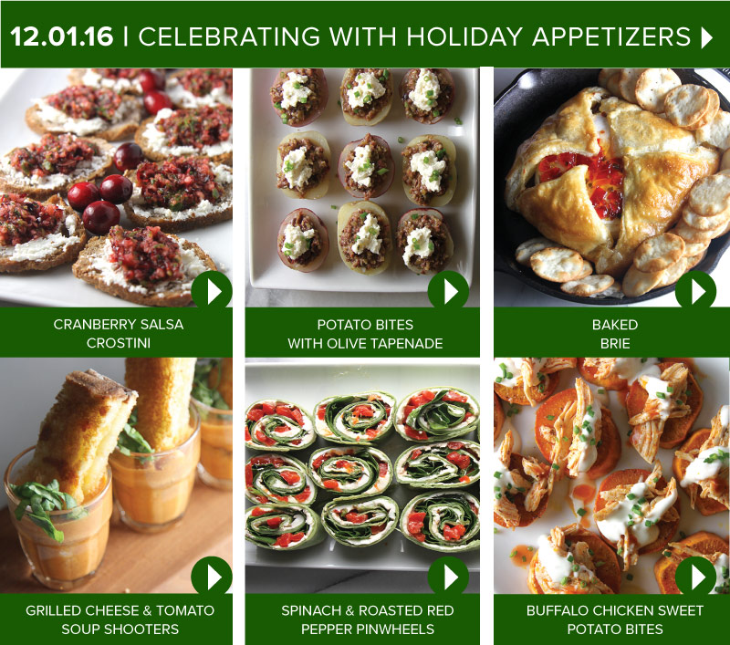 Celebrating with Holiday Appetizers