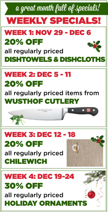 Weekly Specials