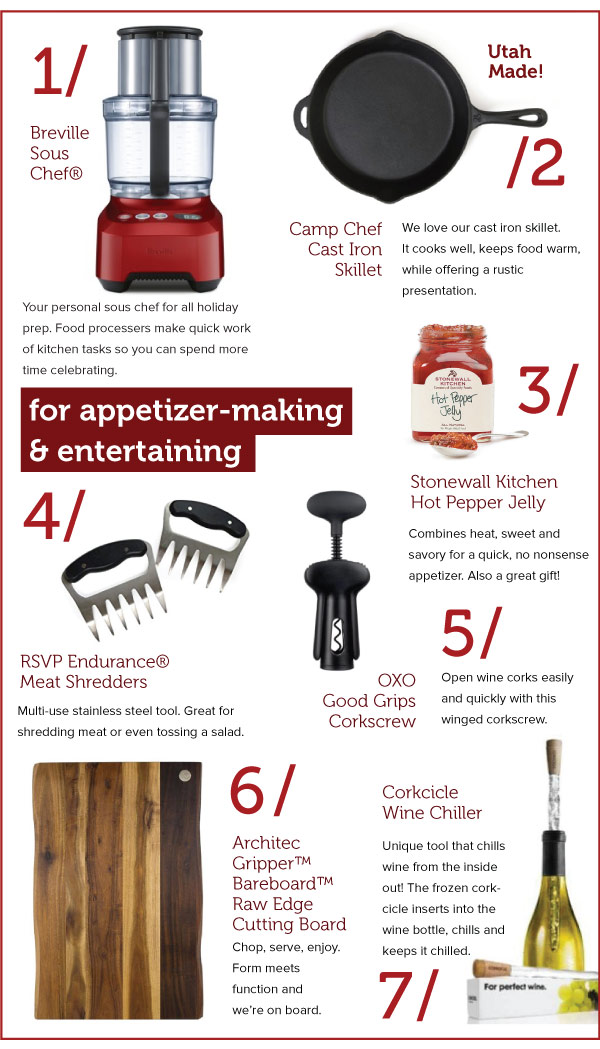 For Appetizer-Making and Entertaining