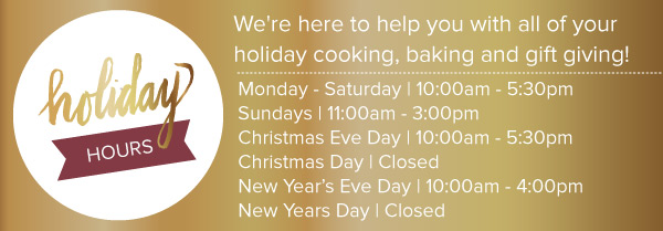 Holiday Hours