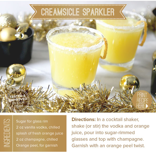 RECIPE: Creamsicle Sparkler