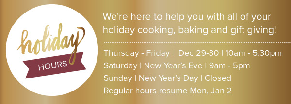 Holiday hours