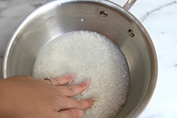 Washing Rice