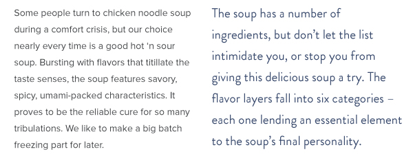 Hot-N-Sour Soup For the Win