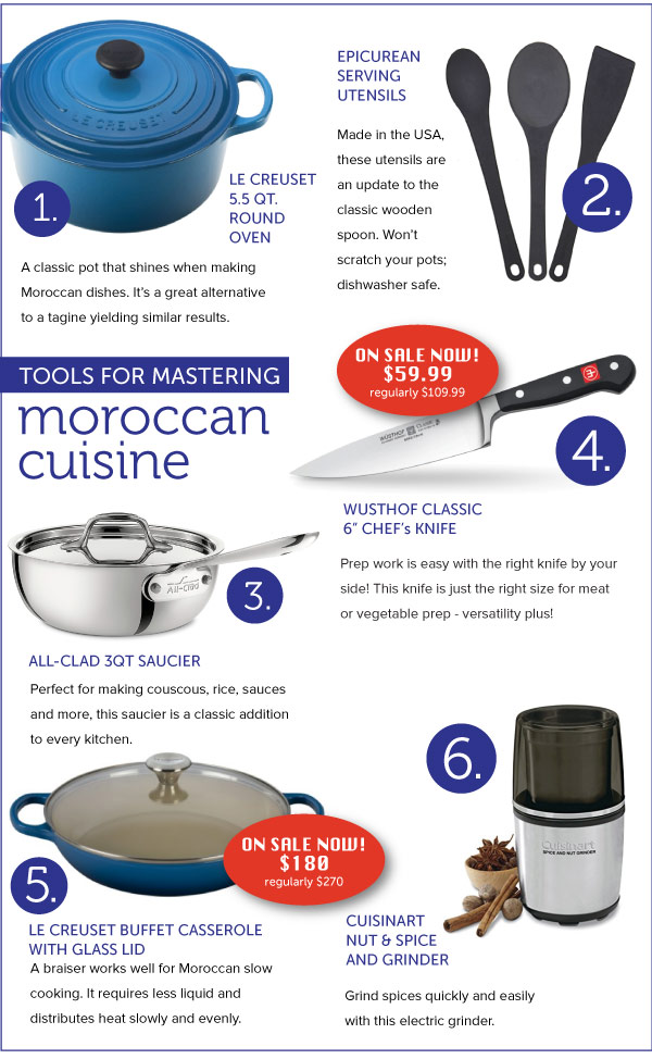 Tools for Mastering Moroccan Cuisine