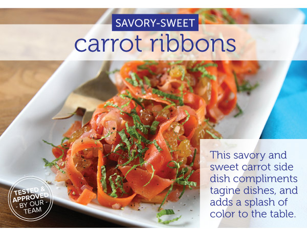 RECIPE: Savory-Sweet Carrot Ribbons