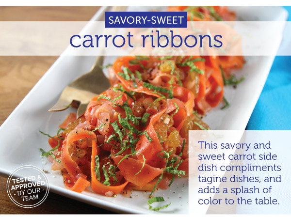 RECIPE: Savory-Sweet Carrot Ribbons