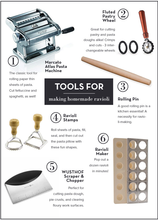 Tools for Making Homemade Ravioli
