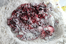 Adding Beets to Dough