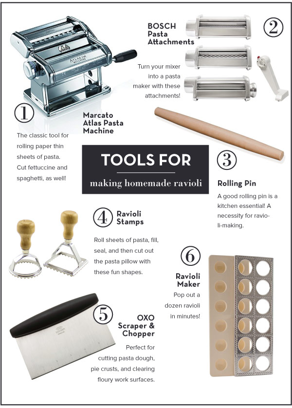 Tools for Making Homemade Ravioli