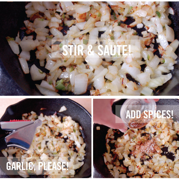 Saute the Aromatics