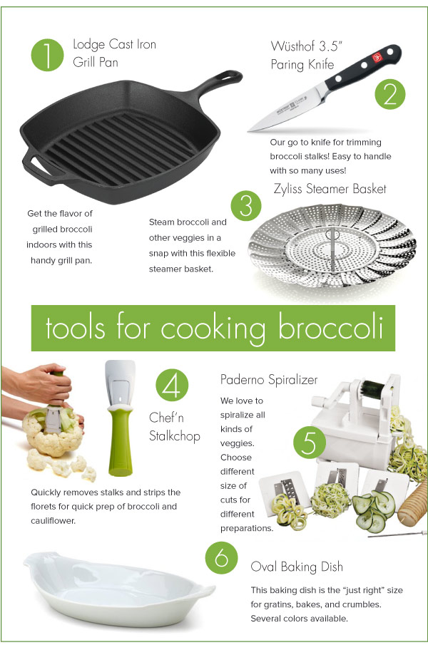 Tools for Cooking Broccoli