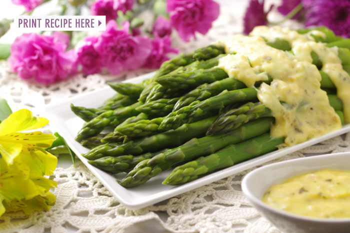 Asparagus with Bearnaise Sauce