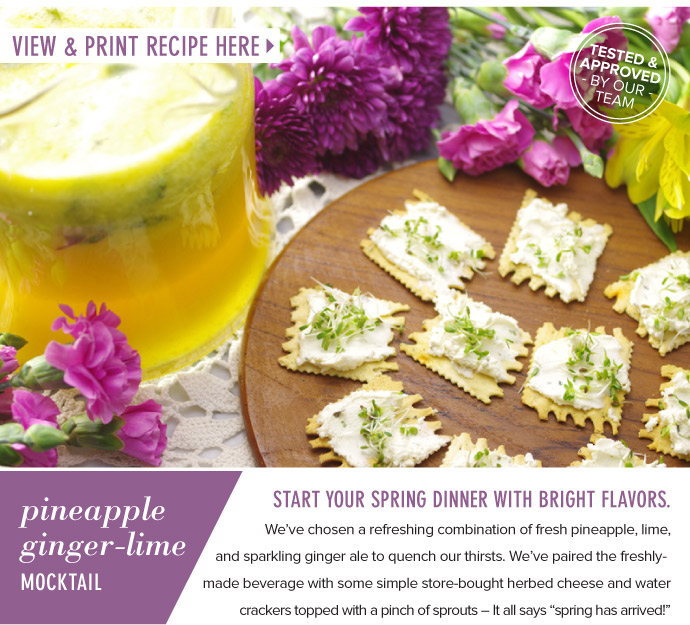 RECIPE_ PIneapple Ginger-Lime Mocktail