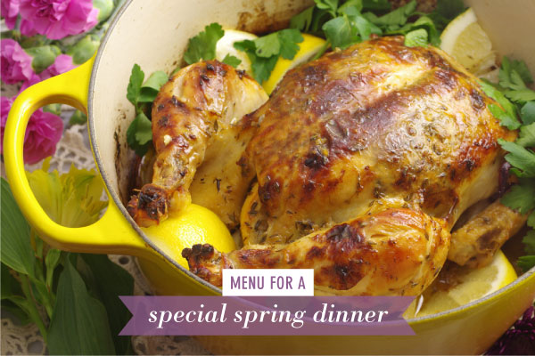 A Menu for a Special Spring Dinner