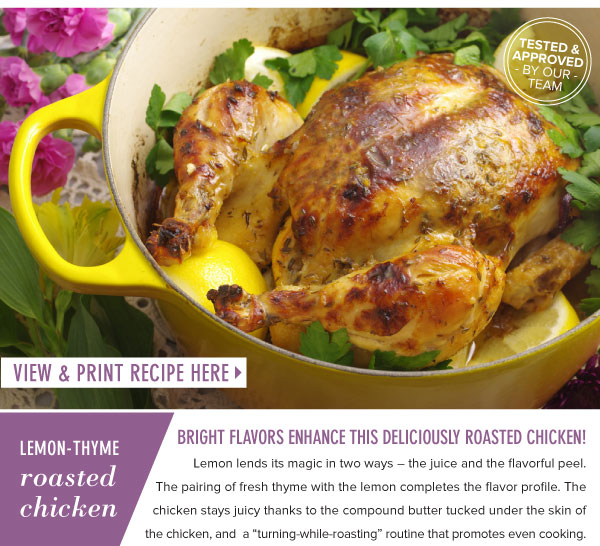 RECIPE: Lemon-Thympe Roasted Chicken