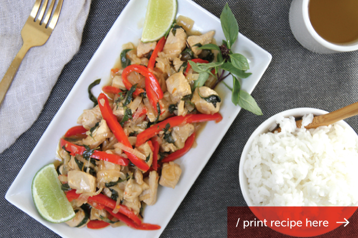 Thai-Style Basil Chicken