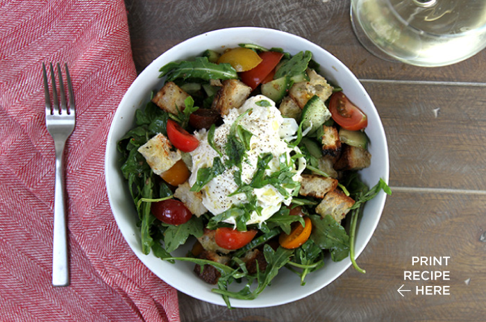 Burrata Caprese Salad with Balsamic Vinaigrette