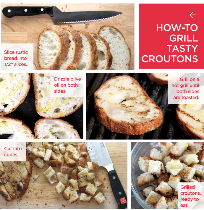 How-To Grill Tasty Croutons