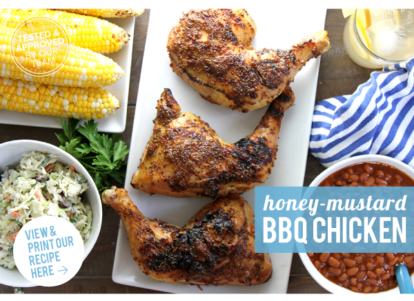 RECIPE: Honey Mustard BBQ CHICKEN