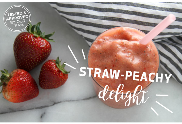 Straw-Peachy Delight