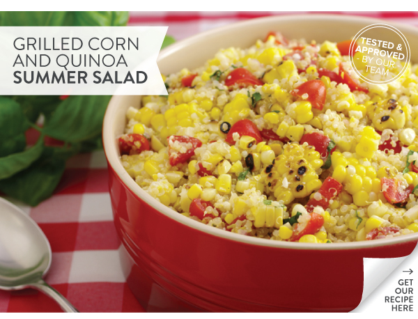 RECIPE: Grilled Corn with Quinoa Summer Salad