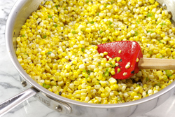 Sauteeing Corn