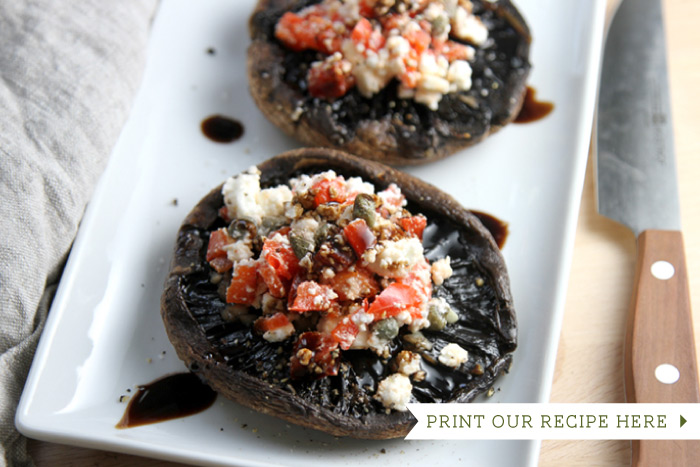 Grilled & Stuffed Portabella Mushrooms