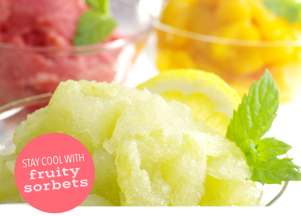 Stay Cool with Fruity Sorbets