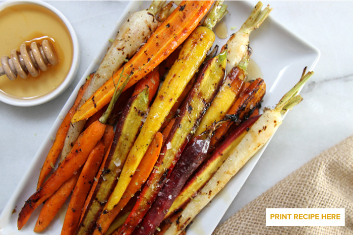 Honey-Lime Grilled Carrots