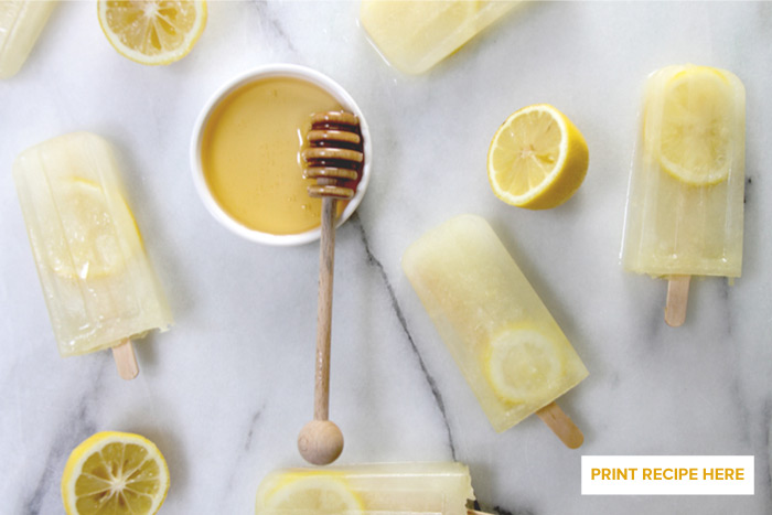 Honey-Lemonade Pops