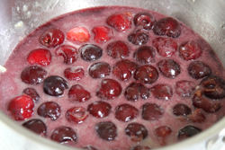 Making Cherry Sauce