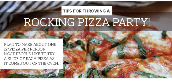 Tips for Throwing a Pizza Party