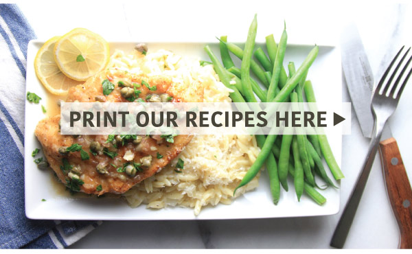 Print our Recipes here