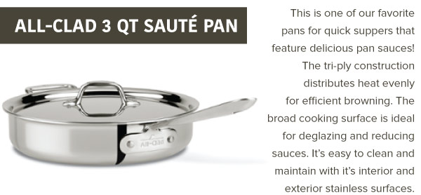 All Clad Saute Pan