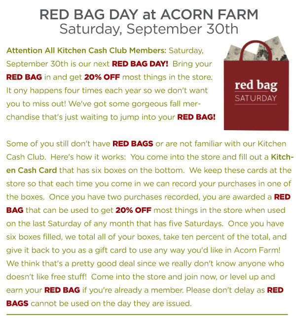 Red Bag Day